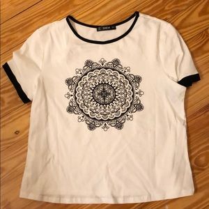SHEIN mandala shirt